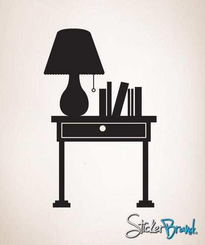 Vinyl Wall Decal Sticker Lamp and Desk #OS_DC101