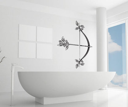 Vinyl Wall Decal Sticker Nature Bow and Arrow #OS_DC537