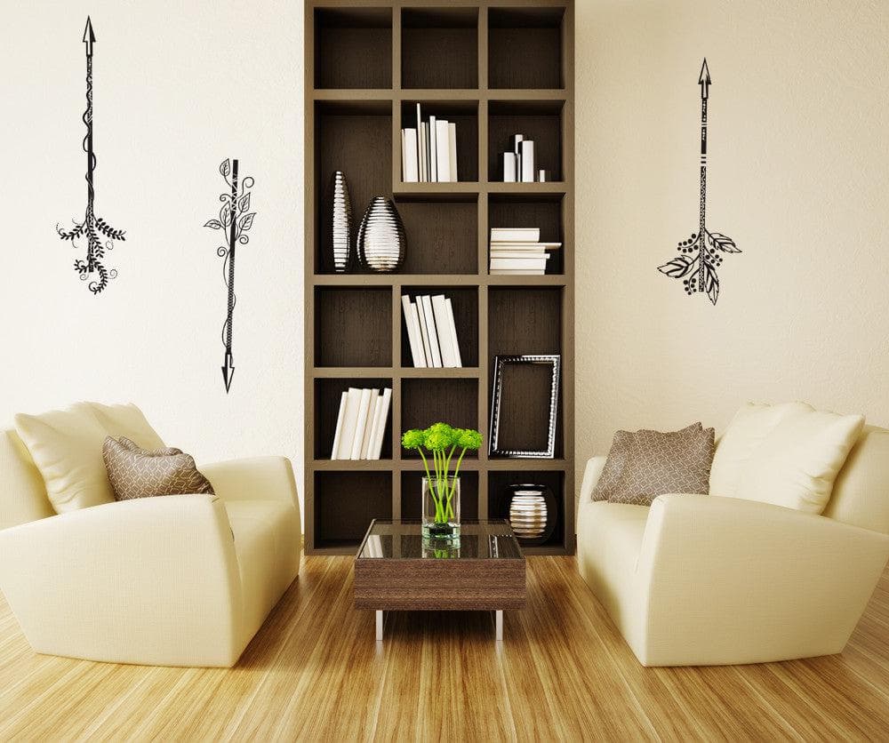 Vinyl Wall Decal Sticker Three Nature Bows #OS_DC541