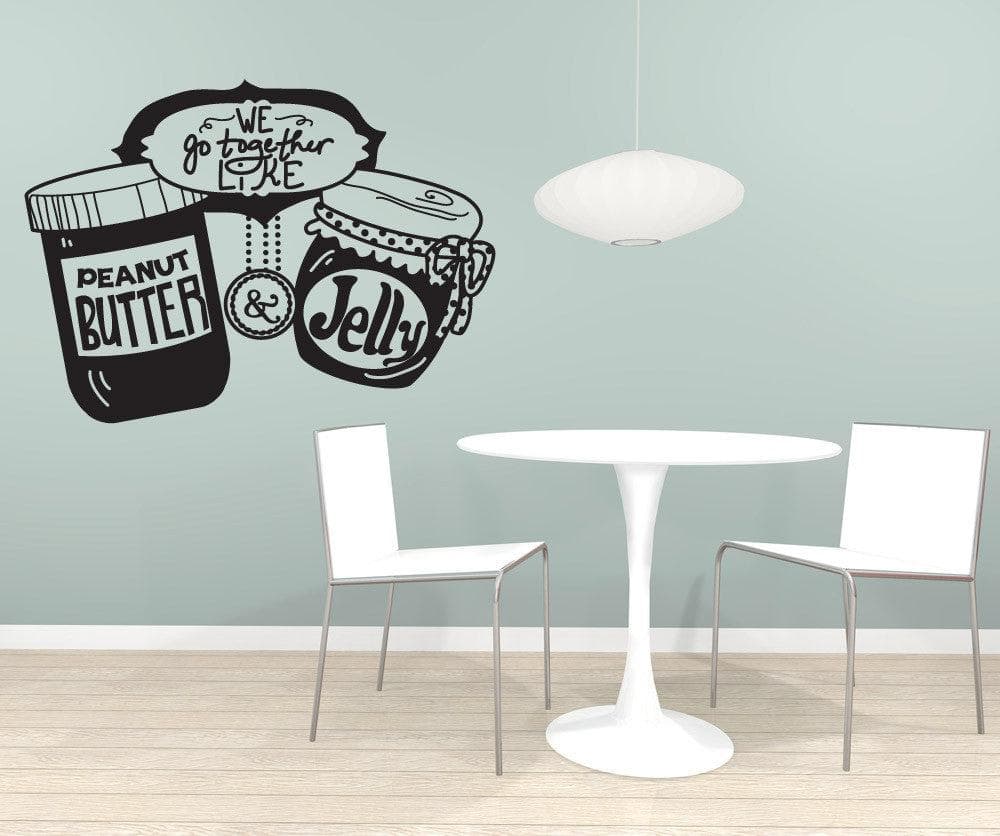 Vinyl Wall Decal Sticker Peanut Butter and Jelly #OS_DC583