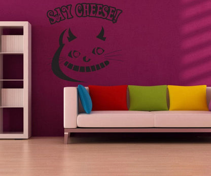 Vinyl Wall Decal Sticker Cheshire Cat #OS_DC613