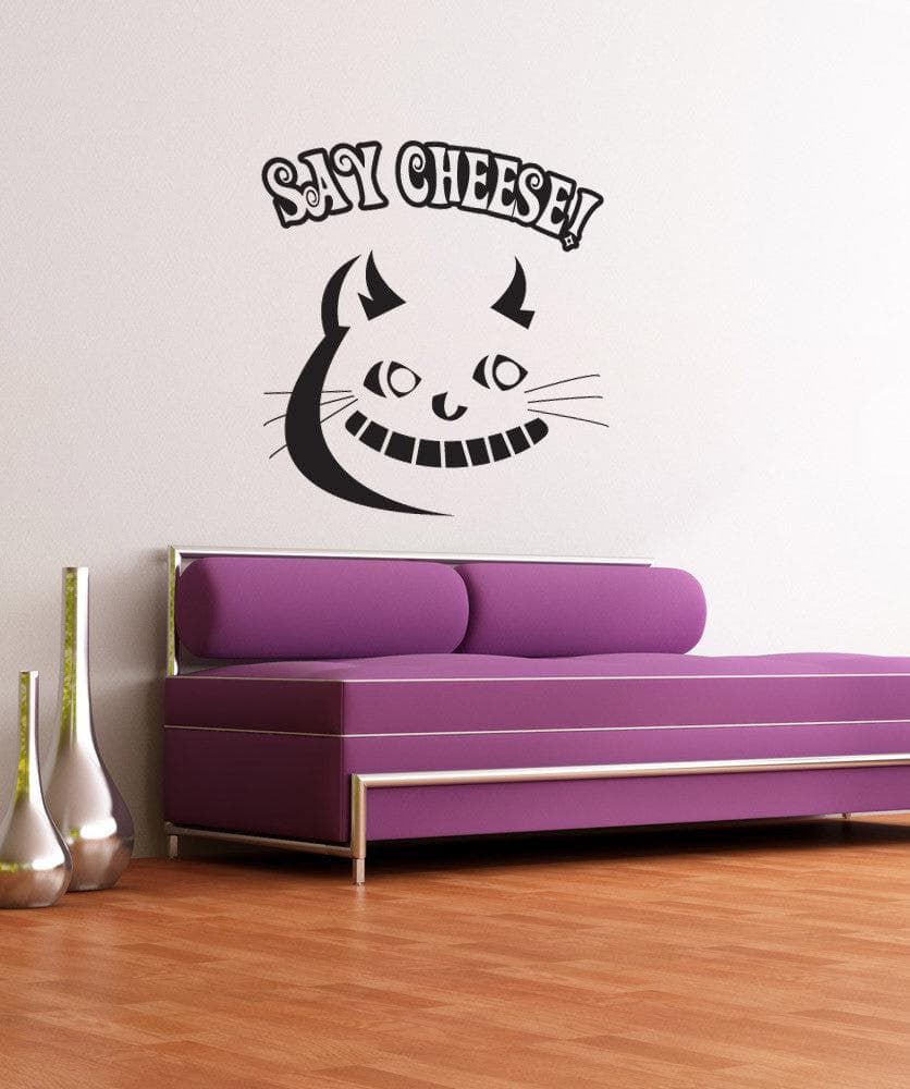Vinyl Wall Decal Sticker Cheshire Cat #OS_DC613