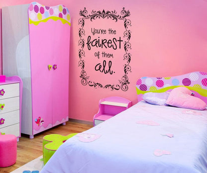 Vinyl Wall Decal Sticker Mirror Mirror on the Wall #OS_DC619