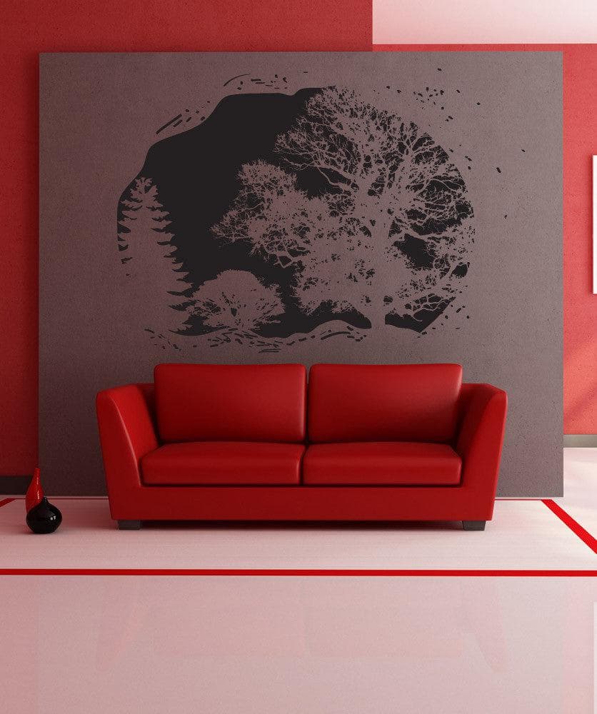 Vinyl Wall Decal Sticker Cave View #OS_DC659