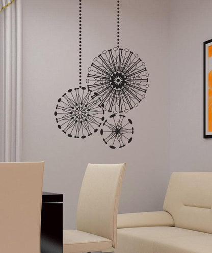 Vinyl Wall Decal Sticker Radial Ornaments #OS_DC668