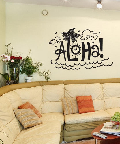 Vinyl Wall Decal Sticker Aloha #OS_DC713