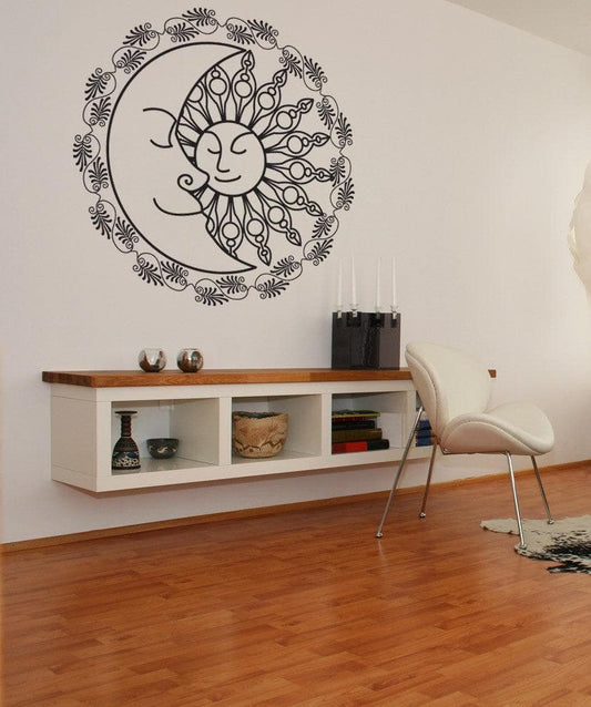 Sun and Moon Wall Decals - StickerBrand