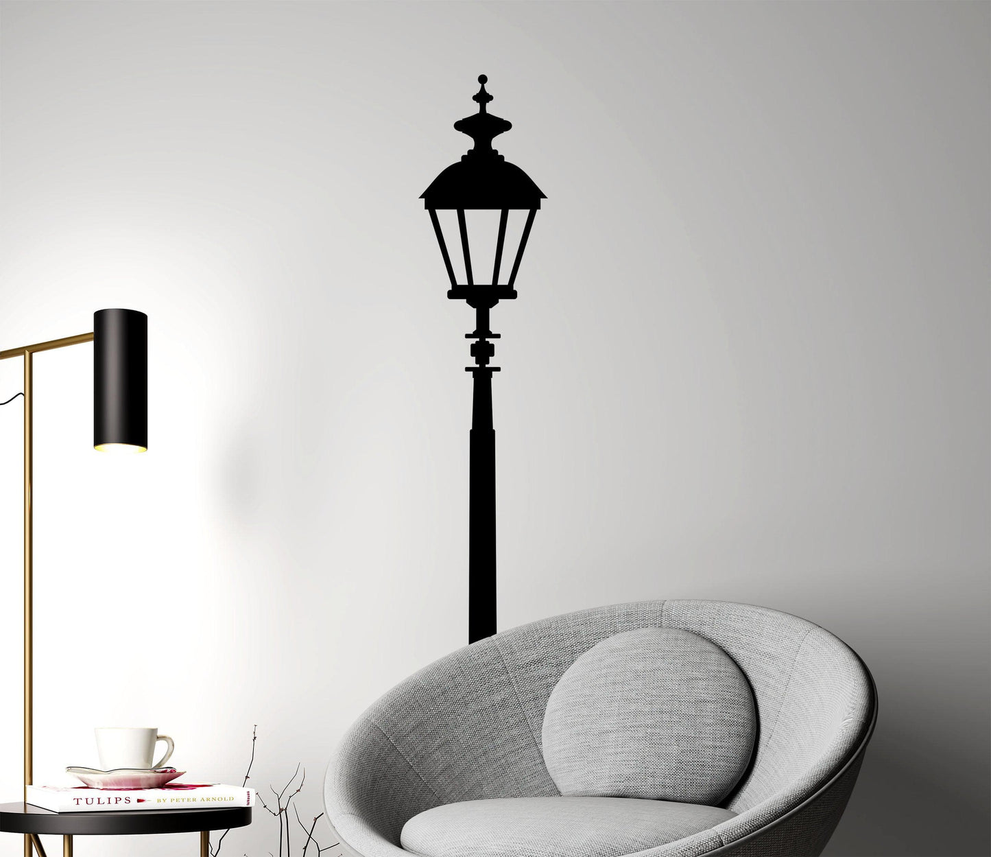 Pair of Street Lamps Vinyl Wall Decal Sticker. #OS_ES103
