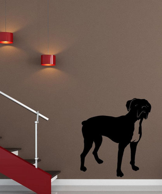 Vinyl Wall Decal Sticker Boxer Dog #OS_MB1004