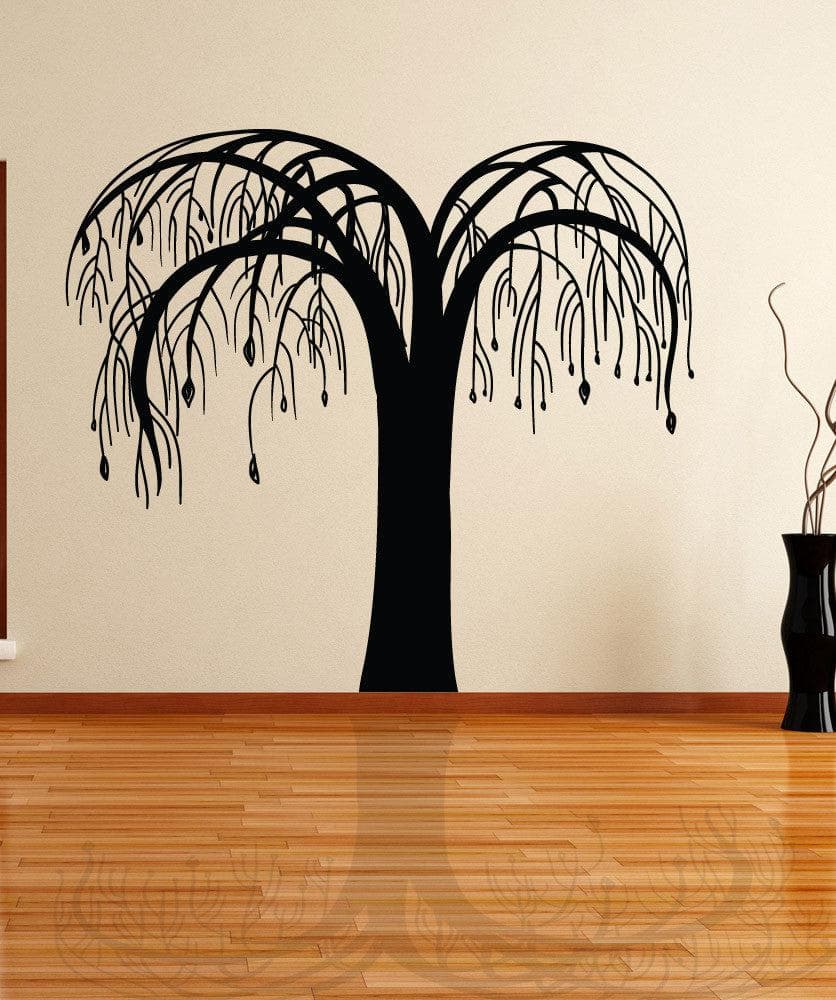 Vinyl Wall Decal Sticker Tree with Hanging Branches #OS_MB1027