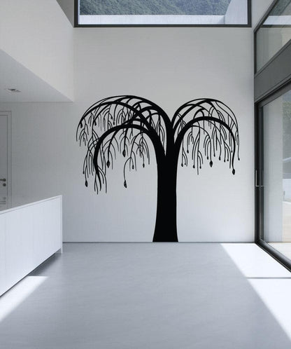 Vinyl Wall Decal Sticker Tree with Hanging Branches #OS_MB1027