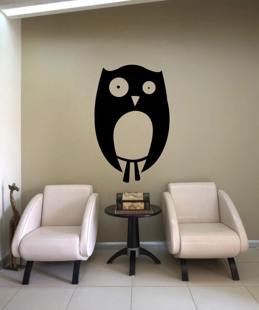 Vinyl Wall Decal Sticker Awkward Owl #OS_MB1066
