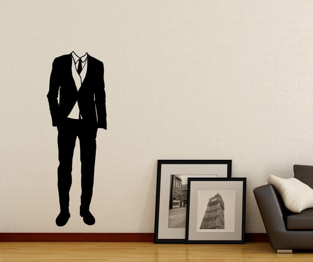 Vinyl Wall Decal Sticker Trendy Suit #OS_MB1104