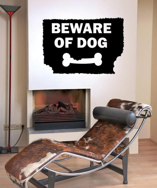 Vinyl Wall Decal Sticker Dog Sign #OS_MB1122