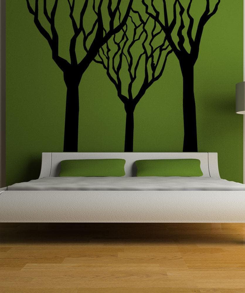 Vinyl Wall Decal Sticker Winter Trees #OS_MB1125