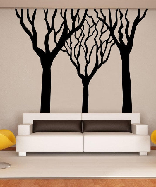 Vinyl Wall Decal Sticker Winter Trees #OS_MB1125