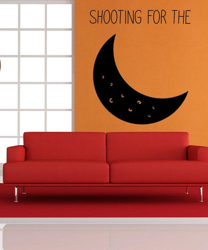 Vinyl Wall Decal Sticker Shoot for the Moon #OS_MB1158