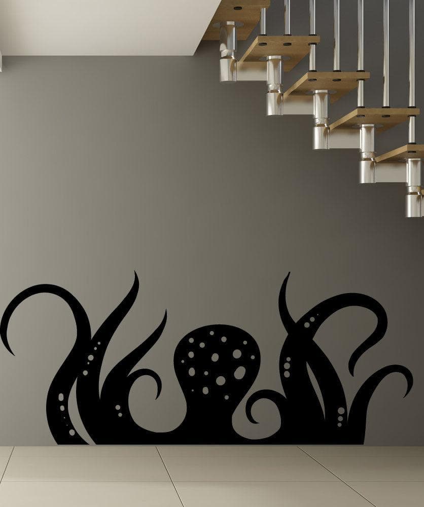 Vinyl Wall Decal Sticker Rising Octopus #OS_MB1169