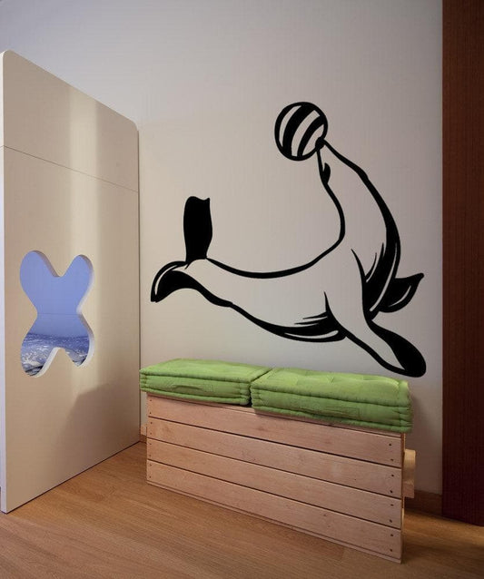 Vinyl Wall Decal Sticker Circus Seal #OS_MB1180