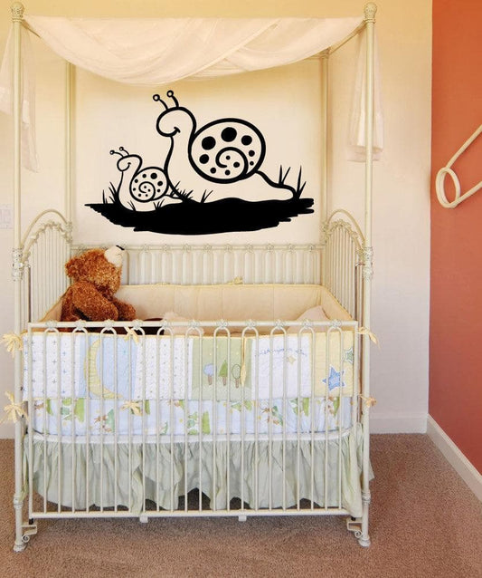 Vinyl Wall Decal Sticker Snails #OS_MB1188