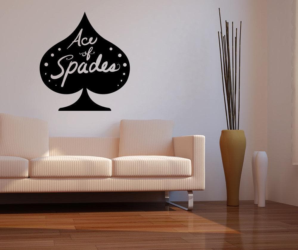 Vinyl Wall Decal Sticker Ace of Spades #OS_MB1189