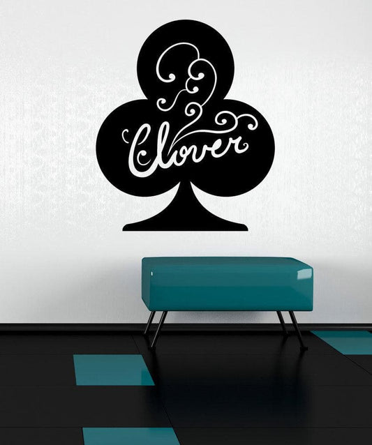 Vinyl Wall Decal Sticker Clover #OS_MB1190