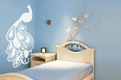 Vinyl Wall Decal Sticker Oriental style Peacock item OS_MB124