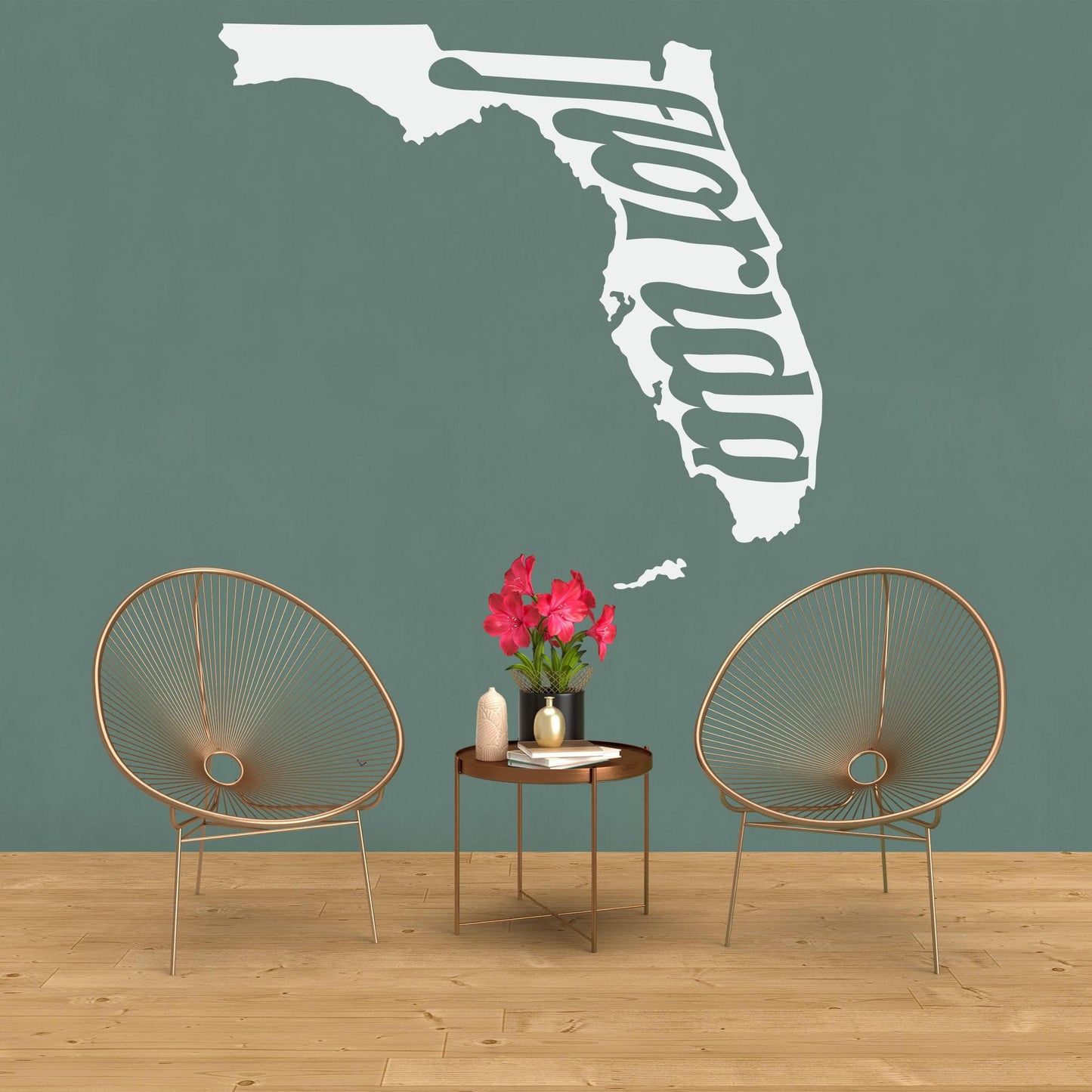Florida State Vinyl Wall Decal Sticker. #OS_MB175