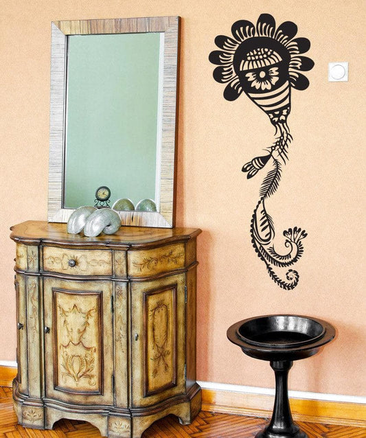 Vinyl Wall Decal Sticker Paisley Flower #OS_MB239