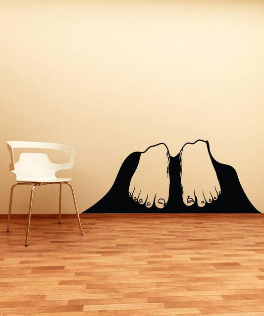Vinyl Wall Decal Sticker Giant Feet #OS_MB261
