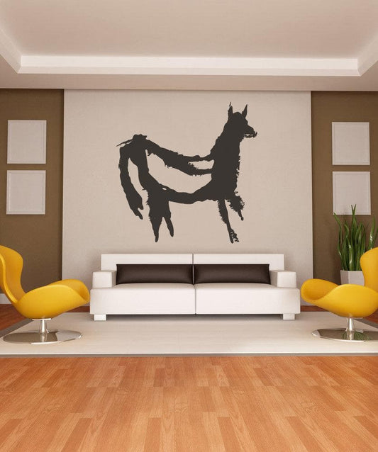 Vinyl Wall Decal Sticker Llama Cave Painting #OS_MB265