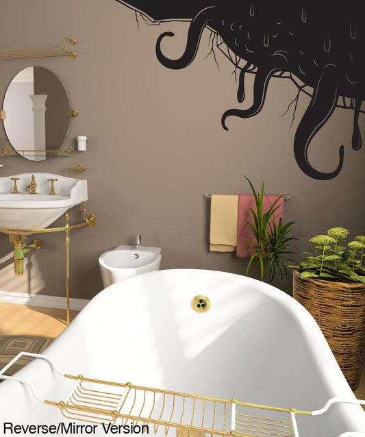 Vinyl Wall Decal Sticker Tentacle Corner #OS_MB270