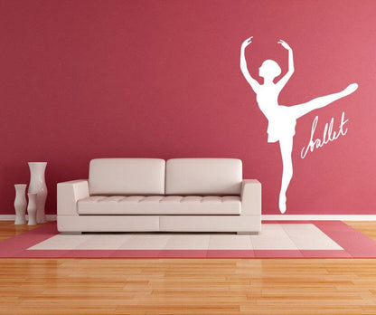 Vinyl Wall Decal Sticker Ballet Dance #OS_MB572