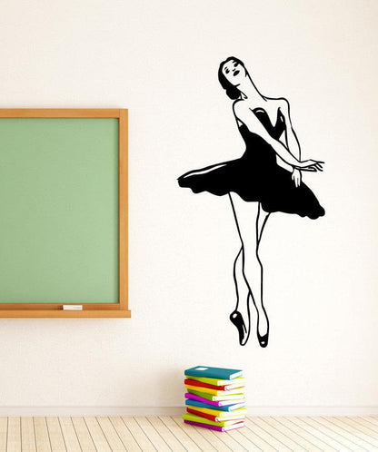 Vinyl Wall Decal Sticker Dancing Ballerina #OS_MB573