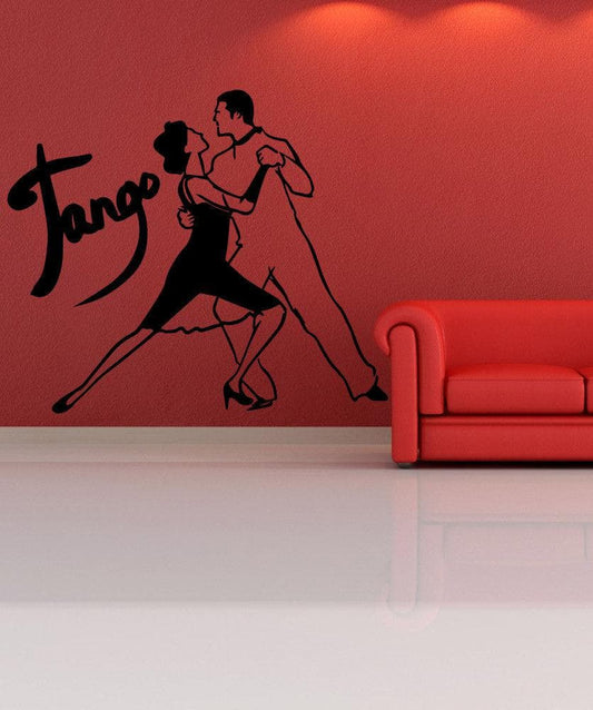 Tango Dancers / Ballroom Dance Vinyl Wall Decal Sticker. #OS_MB579