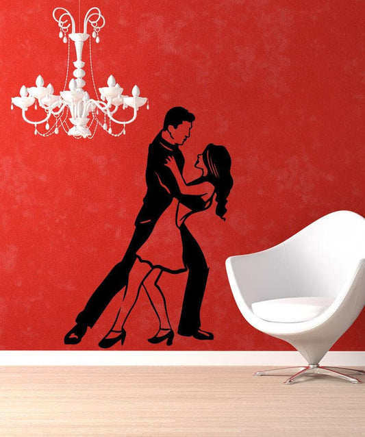 Vinyl Wall Decal Sticker Romantic Dancing #OS_MB580