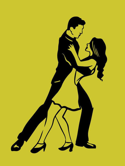 Vinyl Wall Decal Sticker Romantic Dancing #OS_MB580
