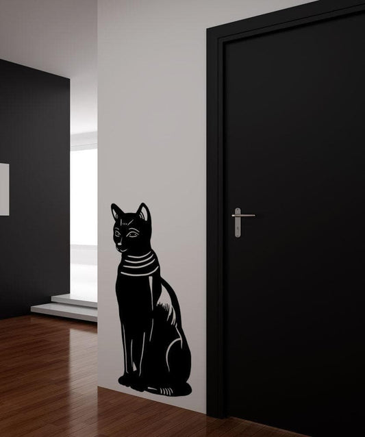 Vinyl Wall Decal Sticker Egyptian Cat #OS_MB851