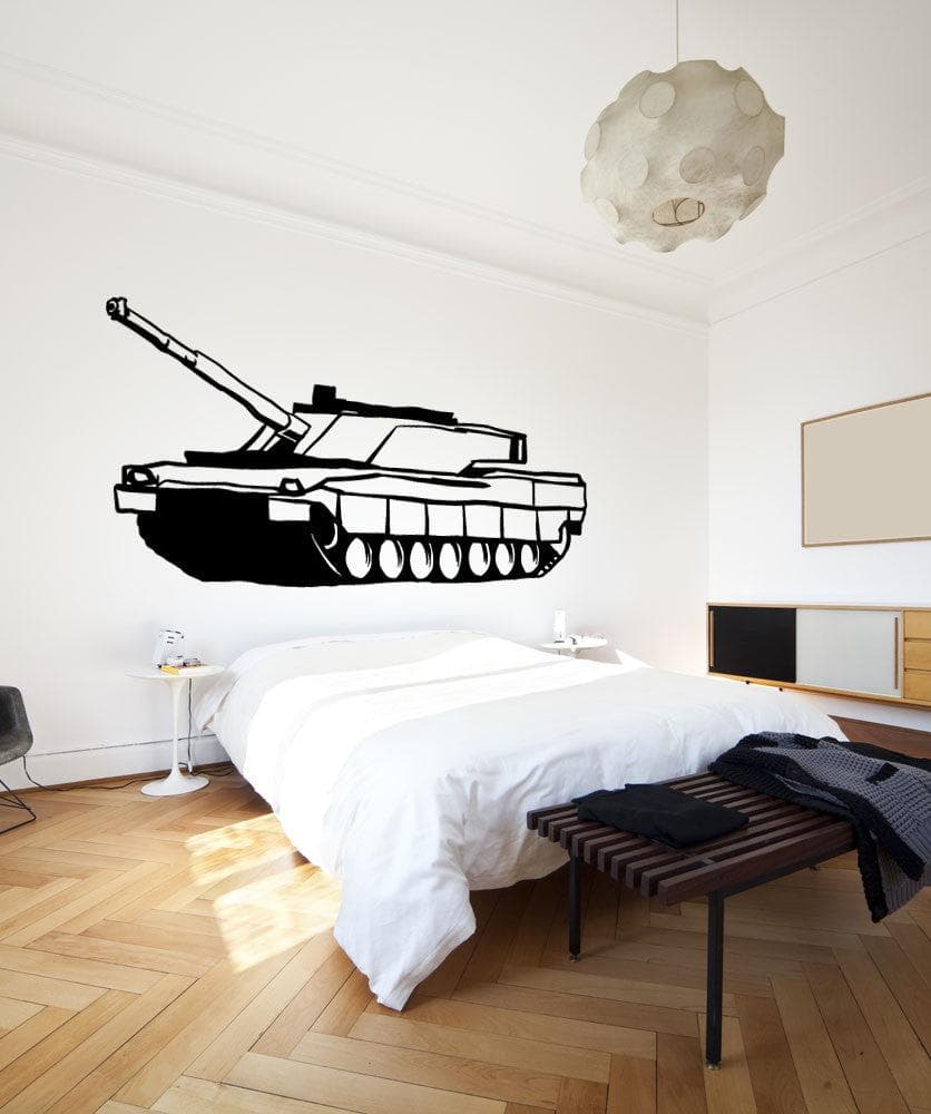 Vinyl Wall Decal Sticker Military Tank #OS_MB586