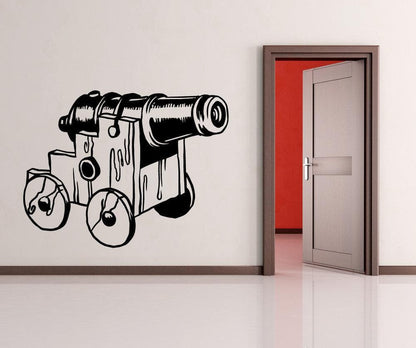 Vinyl Wall Decal Sticker Cannon #OS_MB587