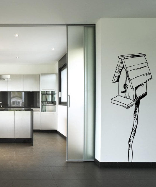 Bird House Vinyl Wall Decal Sticker. #OS_MB593