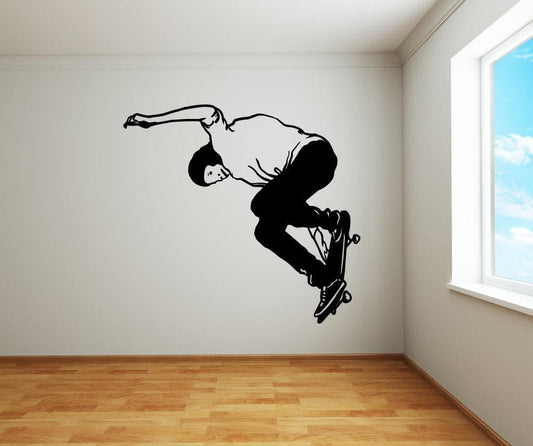 Vinyl Wall Decal Sticker Skateboarder #OS_MB598