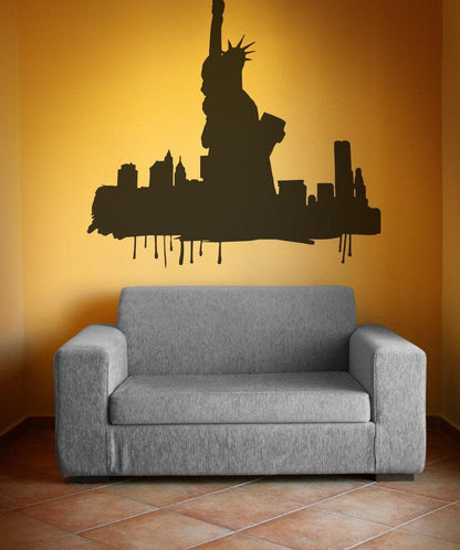 Vinyl Wall Decal Sticker New York Silhouette #OS_MB613