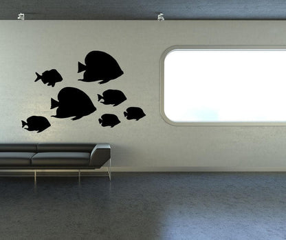 Vinyl Wall Decal Sticker Tropical Fish #OS_MB633