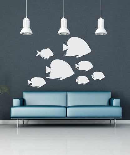 Vinyl Wall Decal Sticker Tropical Fish #OS_MB633