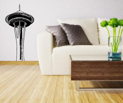 Vinyl Wall Decal Sticker Space Needle #OS_MB635