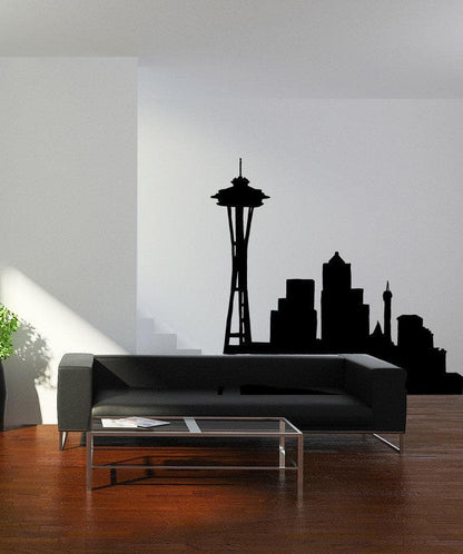 Vinyl Wall Decal Sticker Seattle Silhouette #OS_MB636