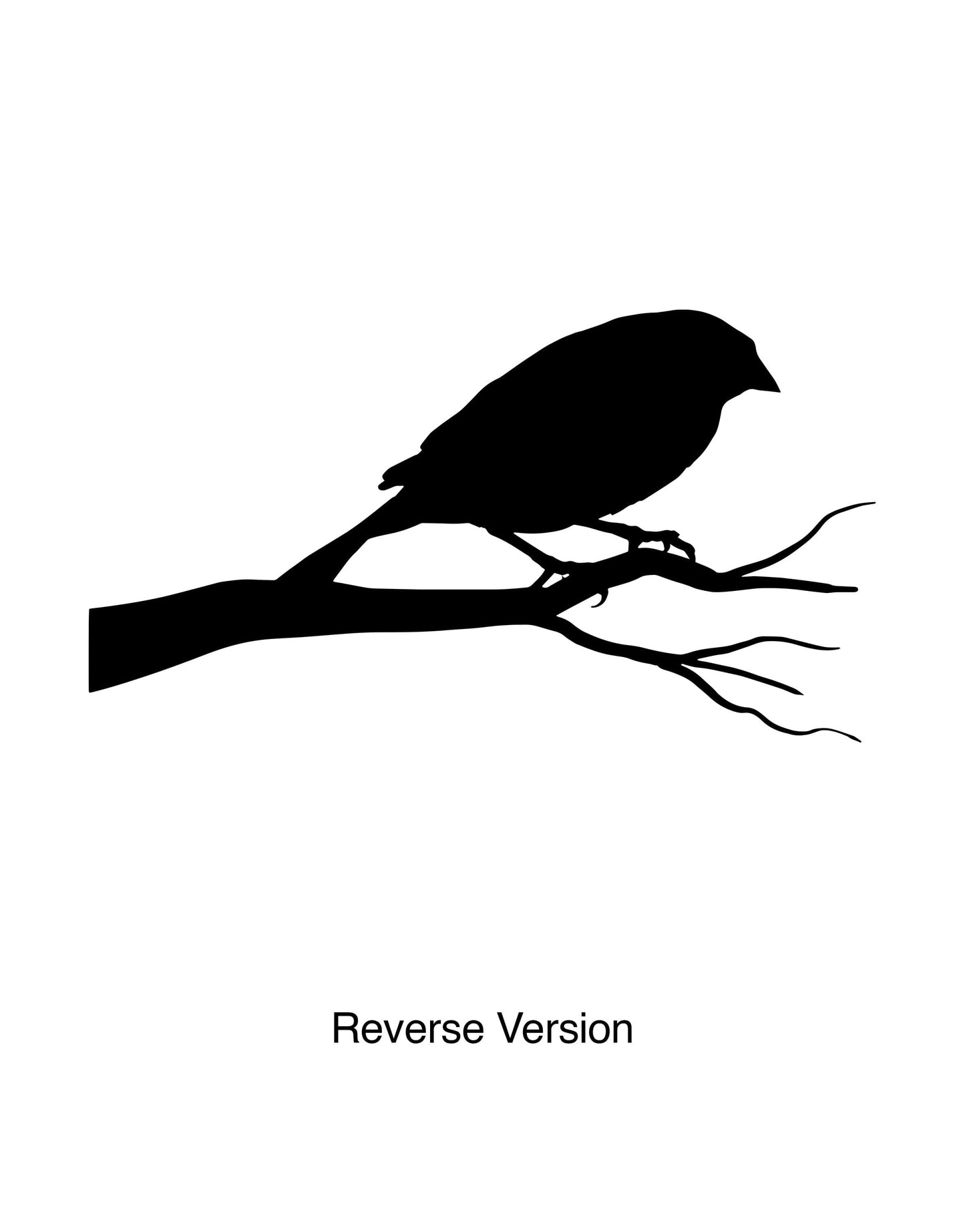 Crow on a Branch Vinyl Wall Decal Sticker. #OS_MB650