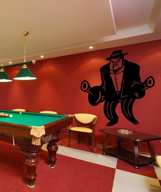 Vinyl Wall Decal Sticker Old Time Gangster #OS_MB699