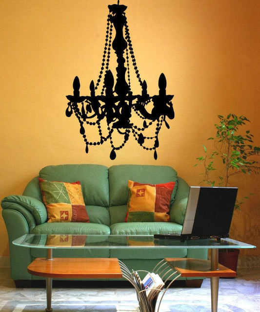 Vinyl Wall Decal Sticker Crystal Chandelier #OS_MB706